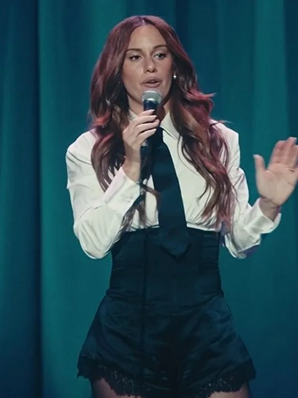 None of My Business Hannah Berner White Shirt and Tie