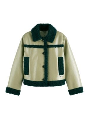 Off Campus S01 Mika Abdalla Faux-Shearling Aviator Jacket