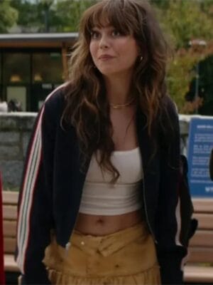 Off Campus S1 Allie Hayes Black Track Jacket