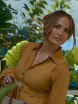 Office Romance 2026 Jennifer Lopez Yellow Vest