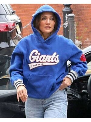 Office Romance Jennifer Lopez Blue Hoodie