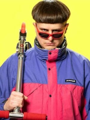 Oliver Tree Purple and Pink Jacket