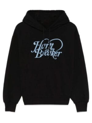 S01 Off Campus Julia Sarah Stone Printed Hoodie-Black