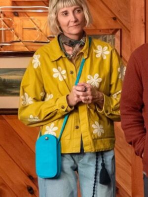 S02 The Four Seasons Kerri Kenney Yellow Daisy Printed Jacket