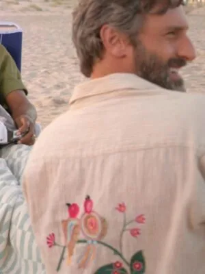 S02 The Four Seasons Marco Calvani Embroidered Bird Shirt