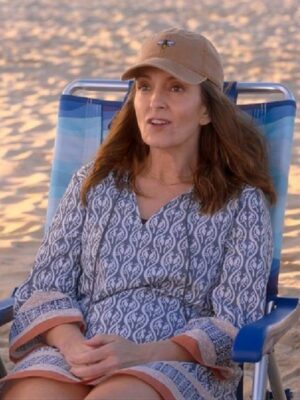 S02 The Four Seasons Tina Fey Printed Dress