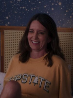S02 The Four Seasons Tina Fey Upstate Tree Print T-Shirt