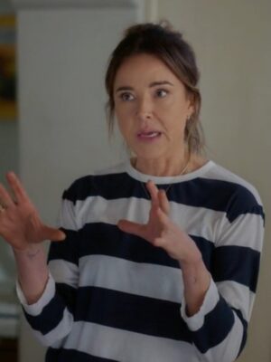 S3 Shrinking Christa Miller Striped Tee