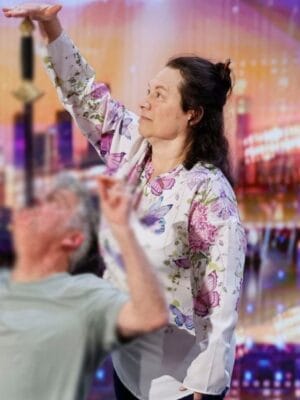 Season21 Americas Got Talent Tracy Butterfly Floral Print Cardigan