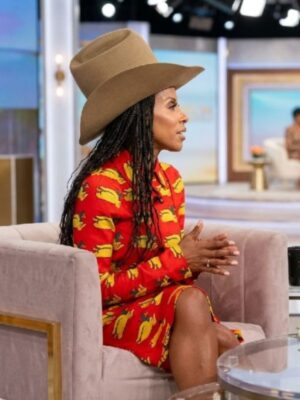 Tamron Hall Show June Ambrose Duck Printed Shirt