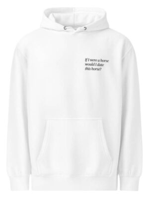 The Valley Janet Caperna Horse Graphic Hoodie-White