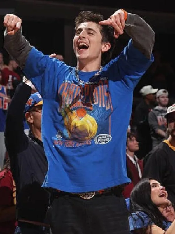 Timothee Chalamet New York Knicks v Cleveland Cavaliers Shirt