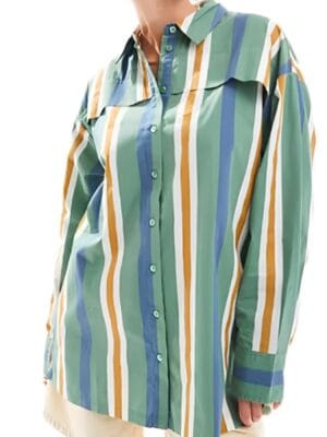 Tip Toe Season01 Stephanie Dale Stripe Shirt