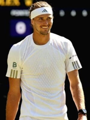 Wimbledon Tennis Championships Alexander Zverev White T-Shirt 2026