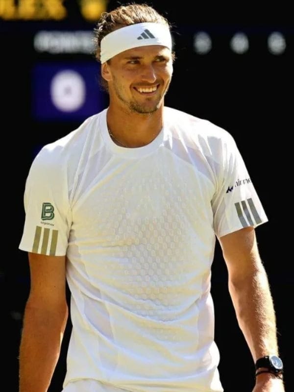 Wimbledon Tennis Championships Alexander Zverev White T-Shirt 2026