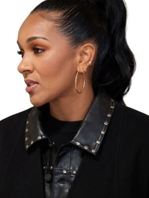 Honest Renovations S04 Lizzie Mathis Studded Leather Jacket