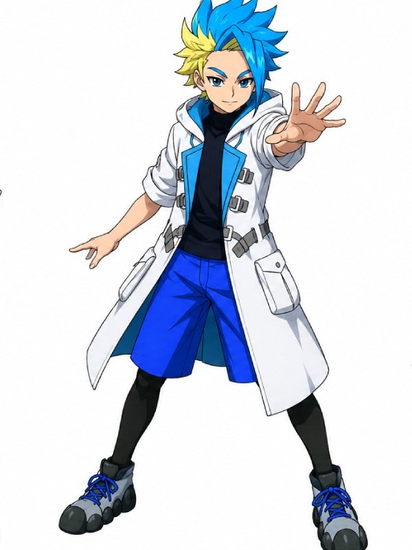 Jaxon Cross Beyblade X White Coat