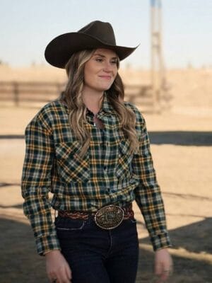 My Life With The Walter Boys S03 Natalie Sharp Checked Shirt