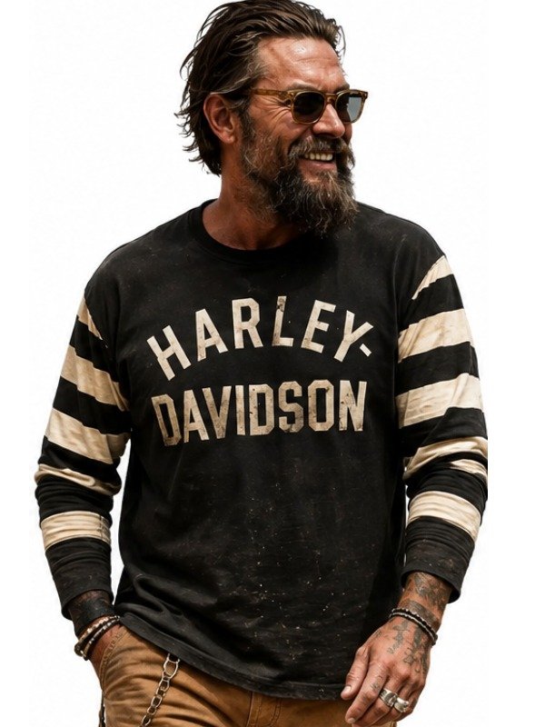 On the Roam Jason Momoa Striped Sweatshirt