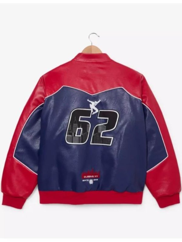 Shop Spider Man Moto Leather Jacket