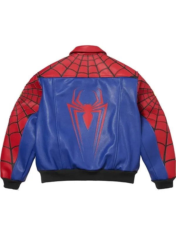 Spider Man Leather Jacket Supreme