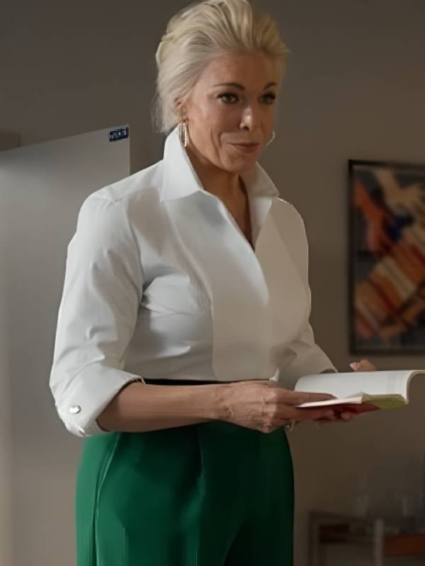 Ted Lasso S04 Hannah Waddingham White Tuxedo Shirt