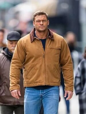 Alan Ritchson Reacher S2 Brown Jacket