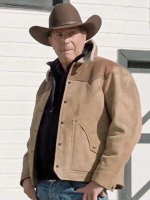 John Dutton Shearling Leather Jacket