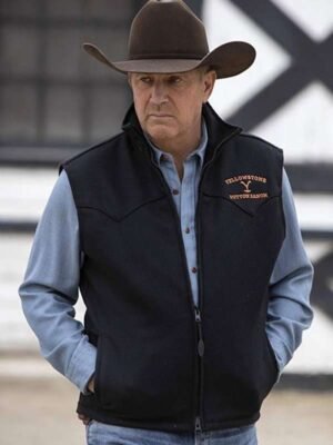 John Dutton Vest Black