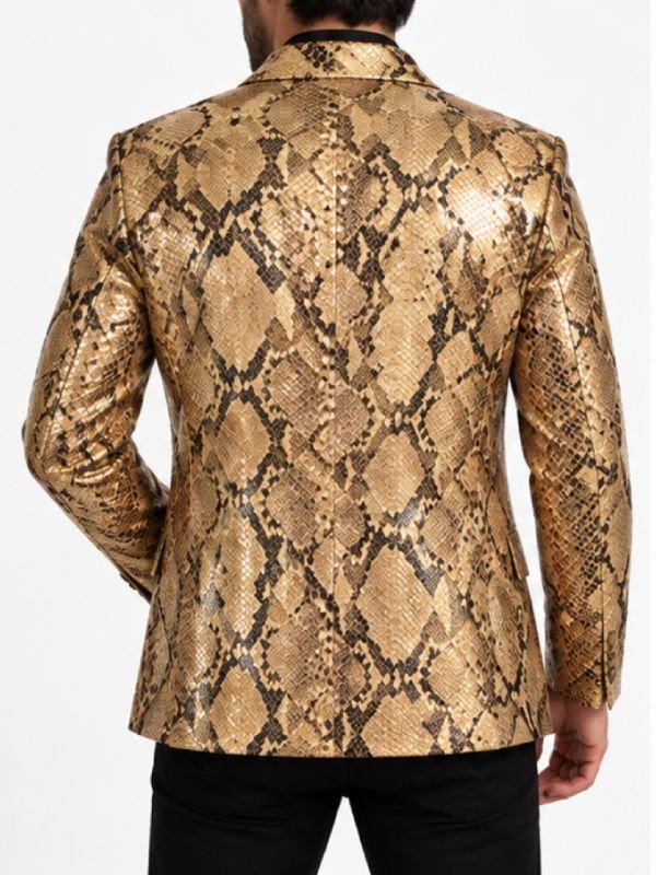 Nicolas Cage Wild at Heart Snakeskin Jacket Back View