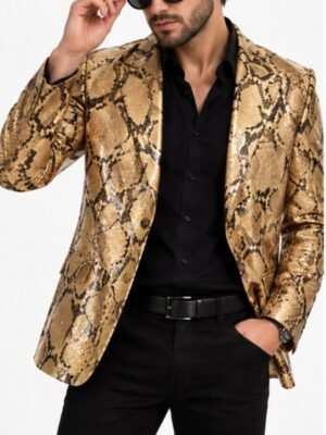 Nicolas Cage Wild at Heart Snakeskin Jacket Front View