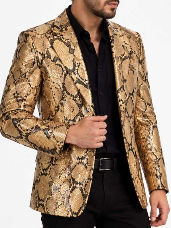 Nicolas Cage Wild at Heart Snakeskin Jacket Side View