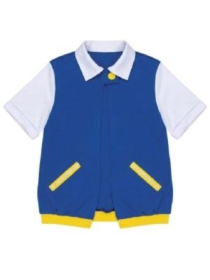 Pokémon Ash Ketchum Blue & White Jacket