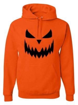 Pumpkin Halloween Face Hoodie