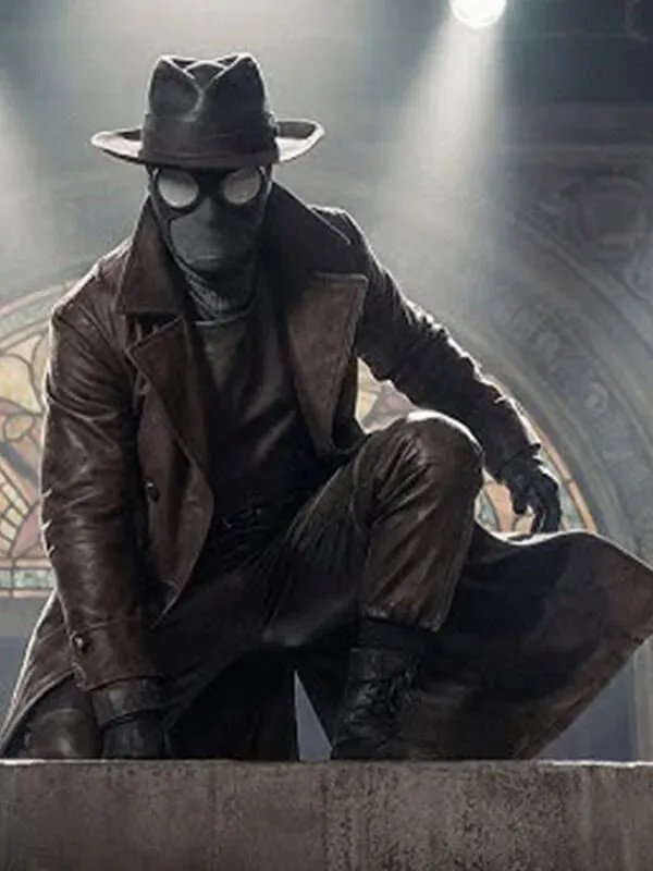 Shop Spider Noir S01 Nicolas Cage Brown Leather Coat