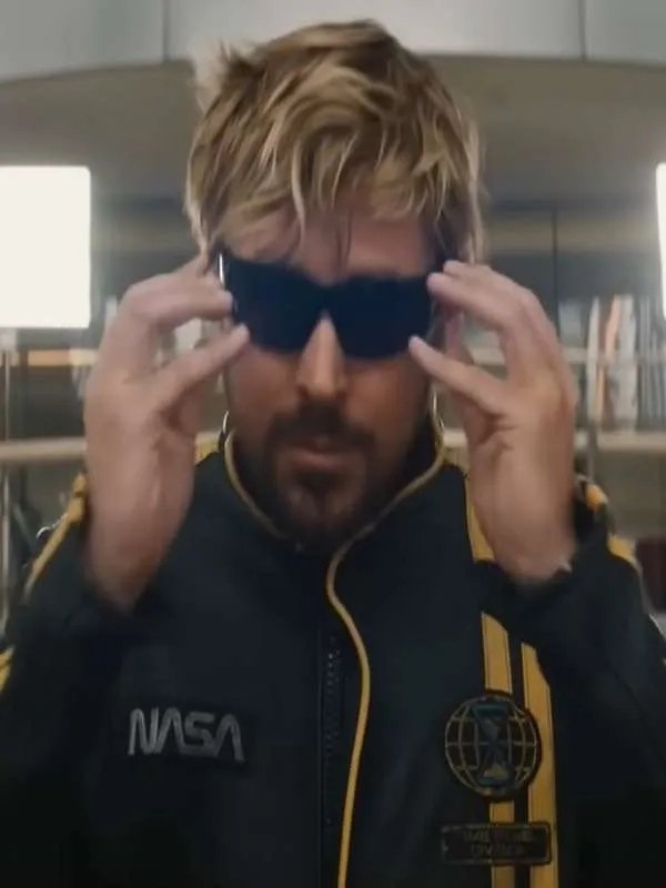 The Fall Guy Ryan Gosling Black and Yellow Leather Jacket